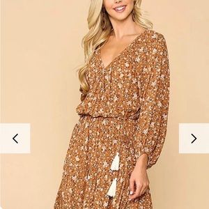 Wrap-around Dress Perfect For a Fall Day 🍂